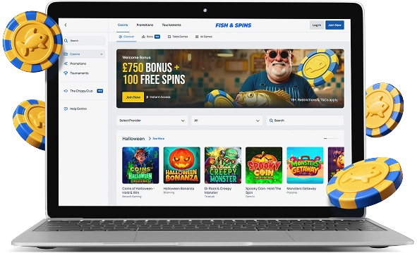 Fish & Spins Casino UK Desktop Fish & Spins Casino UK Desktop